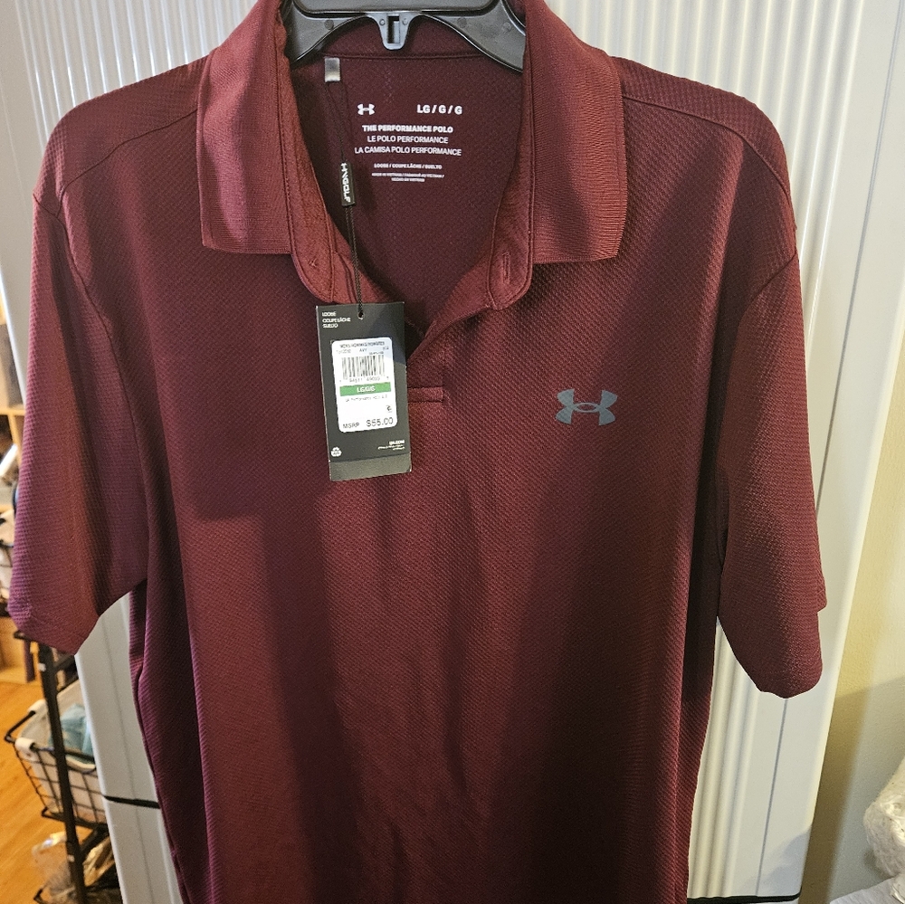 Men's Maroon Polo